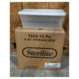 Sterilite 6 qt. Storage Boxes 10 PC