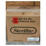 12 PC NIB Sterilite 6qt. Storage Boxes