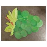 Painted Wood Grapes