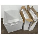 8 Foldable Cloth Bins Like New