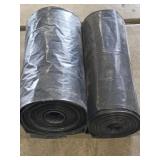 Industrial Black Trash Bags (2 rolls)