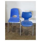2 Plastic Youth Chairs
