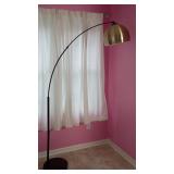 Golden Dome Arc Floor Lamp
