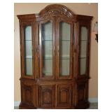 Heritage Lighted China Cabinet