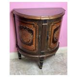 Half Round Console Cabinet