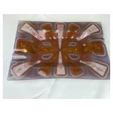 MCM Fused Glass Higgins Ash Tray