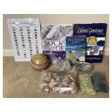 Rock & Mineral Books, Rocks, & Shells