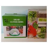 Drum Grater & Salad Cutter Bowl NIB