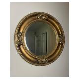 Large Gold Plastic Wall Mirror 34'