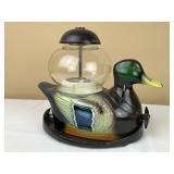 Vintage Carousel Mallard Duck Gumball Machine