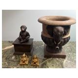 Elephant Pot, Monkey Box, &  Feng Shui Pi Yao /