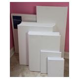 Assorted Sized Canvases