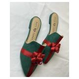 Katy Perry Holiday Bow Mules Size 9.5