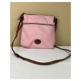 Pink Nylon Dooney & Bourke Crossbody Bag