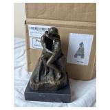 Toperkin The Kiss Bronze Statue NIB