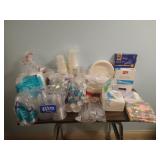 Paper Plates, Plastic and Foam Cups, Plastic
