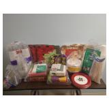 Paper Plates, Plastic Cups & Bowls, Napkins,