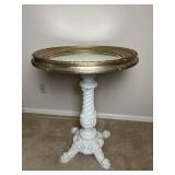 Cast Metal Table Base w Mirror Used for Table Top