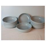 8 Joyroom Light Blue Pasta Bowls