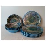 11 pc. International Radiance Teal Melamine
