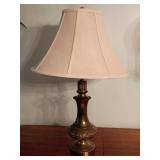 Brass Table Lamp 27.5' tall