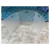 Clear Free-Standing Dog Gate