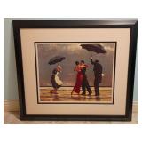 Framed Wall Art Print 'The Singing Butler'
