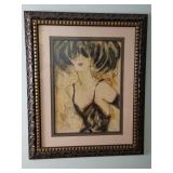Framed Wall Art Print ' Caprice V' by Karen Dupre