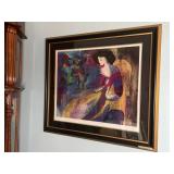 Framed Seriolithograph Annabella by Linda Le Kinff