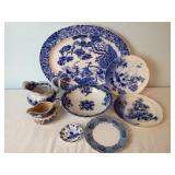 Vintage Blue & White Dishes