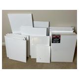 White Stretched Artist Canvases