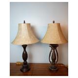 Pair of Tuscan Style Table Lamps