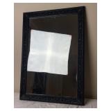 Black Framed Mirror 19in x27in
