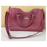Rose-Pink Coach Shoulder Bag