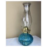 Teal Oil Lamp