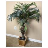 Artificial Potted Palm Tree 3ft 8in Tall