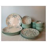 16pc. Pfaltzgraff Venice Aqua Coastal Dinnerware