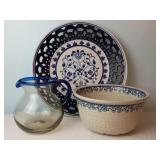Blue Serving Dishes