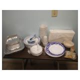 Paper Plates, Aluminum Pans, Napkins, Party Picks