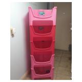 5 Mighty Tuff Stacking Bins