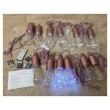 LED Hanging Rose Gold Colored Lights