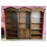 3 Piece Bookcase Wall Unit