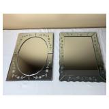 Pair of Vintage Style Mirrors