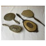 Antique/Vintage Vanity Mirrors & Brush