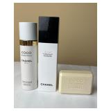 Chanel Body Moisture Mist, Cleansing Milk, & S
