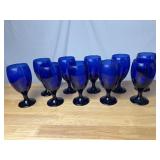 Cobalt Blue Goblets