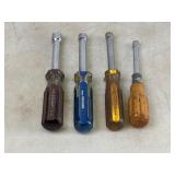 Lot of 4 Vintage Nut Drivers