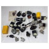 Vintage Assorted Electrical Plugs Lot