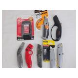 Assorted Utility Knives & Blades Lot