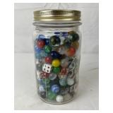 Vintage Collection of Marbles, Steelie Marbles, &
